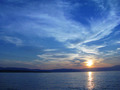 Sunset in blue