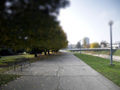 Fake tilt shift